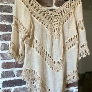 Boho, Beautifully detailed Urban Outfitters, Ecote Top.